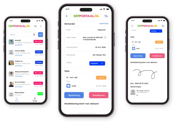 erpportaal appas voor het automatiseren van de administratie