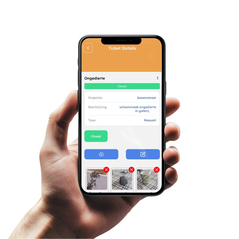 productiviteitstools erp software - maak eenvoudig tickets aan zodat deze door de juiste persoon kunnen worden opgepakt